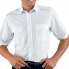 Camicia pilota Uomo Bianca m/m ISACCO 062800M - 