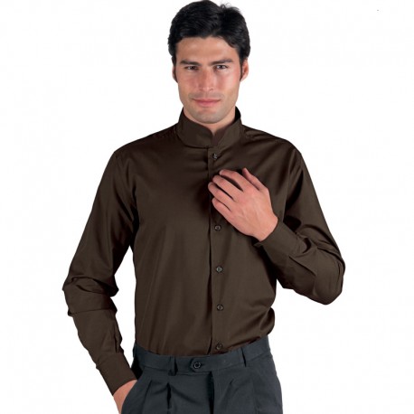 Camicia dublino unisex cacao ISACCO 061817 - 