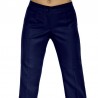 Pantalone trendy blu fresco lana ISACCO 024472 - 