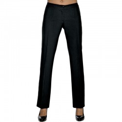 Pantalone trendy stretch receptionist nero ISACCO 024431 - 