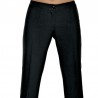 Pantalone trendy stretch receptionist nero ISACCO 024431 - 
