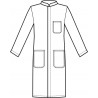 Camice davemport polso in maglia Bianco ISACCO 060400P - Fronte