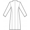 Camice ponza Bianco 100% Cotone ISACCO 007900 - Retro