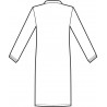 Camice polso in maglia Bianco ISACCO 043004P - Retro