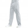 Pantalone con elastico pol/cot 150gr. Bianco ISACCO 044700