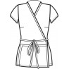 Kimono tonga Bianco ISACCO 006050 - Fronte