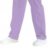 Pantalone c/elastico Pol/Cot. 125 lilla ISACCO 044727