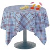 Tovaglia antimacchia tartan celeste ISACCO TAR410 - 