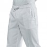 Pantalone con elastico Bianco Cotone ISACCO 044000 - 