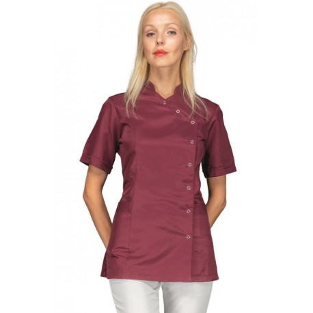 Tunic NIZZAshort sleeveBurgundy 100% Polyester SUPERDRY Microfiber - ISACCO 012283M