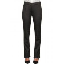 Trousers TRENDY JERSEY MILANO Black 96% Polyester 4% SPANDEX - ISACCO 024291