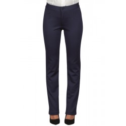 PANTALONE TRENDY JERSEY MILANO BLU 96% POLIESTERE 4% SPANDEX - ISACCO 024292