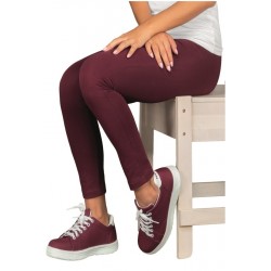 LONG LEGGINGS BORDEAUX 97% Baumwolle  3% SPANDEX - ISACCO 024613