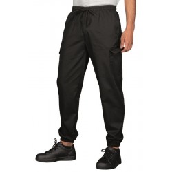 PANTAWORK Black 65% Polyester  35% Cotton - ISACCO 044001F