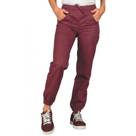 PANTAGIAFFA Burgundy 65% Polyester  35% Cotton - ISACCO 044203F