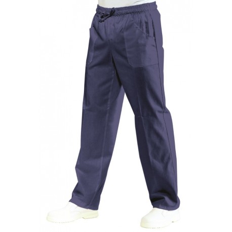 PANTALONE C/ELASTICO BLU 100% POLIESTERE  SUPERDRY MICROFIBRA - ISACCO 044302