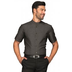 Shirt DETROIT UNISEX   short sleeves   TRETCH LIGHT BLACK JEANS 97% Cotton  3% SPANDEX - ISACCO 061761M