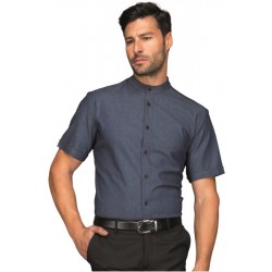 Shirt DETROIT UNISEX   short sleeves   TRETCH LIGHT JEANS 97% Cotton  3% SPANDEX - ISACCO 061767M