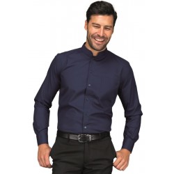 Shirt UNISEX DUBLINO Blue 65% Polyester  35% Cotton - ISACCO 061802