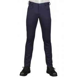 Trousers  YALE JERSEY MILANO Blue 96% Polyester 4% SPANDEX - ISACCO 064592