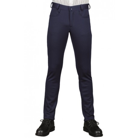 PANTALONE  YALE JERSEY MILANO BLU 96% POLIESTERE 4% SPANDEX - ISACCO 064592