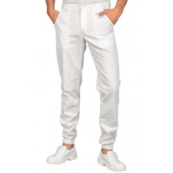 PANTALONE  RICHMOND SUPER STRETCH BIANCO 97% COTONE  3% SPANDEX - ISACCO 064600F