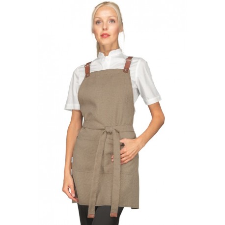 Apron MEXICO SHORT NATURAL 100 % Polyester - ISACCO 088616S