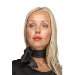 FOULARD Black 100 % Polyester - ISACCO 115401