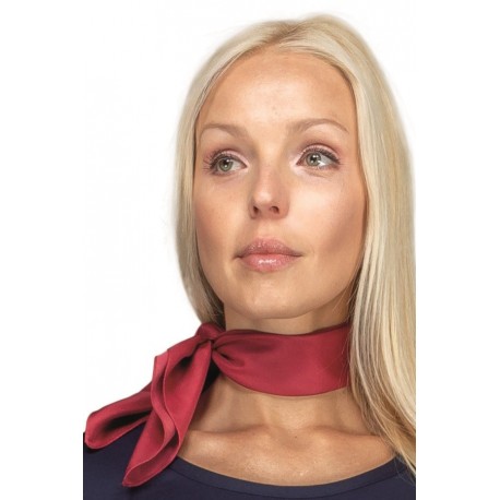 FOULARD BORDEAUX 100 % POLIESTERE - ISACCO 115403