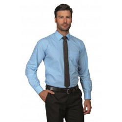 Camicia unisex azzurra ISACCO 062310