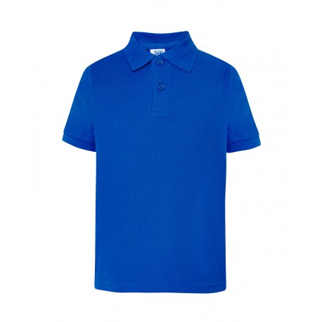 Polo Bambino Ragazzo Royal Blu Manica Corta