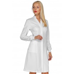 CAMICE ACAPULCO POLSI IN MAGLIA BIANCO 65% POLIESTERE  35% COTONE - ISACCO 008410P