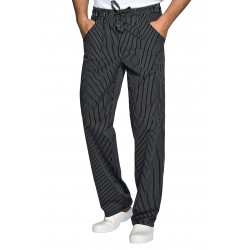 Trousers VIENNA Black 100 % Cotton - ISACCO 044654