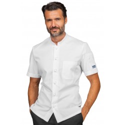 Jacket KOEN Whiteshort sleeve65% Polyester  35% Cotton - ISACCO 058500M