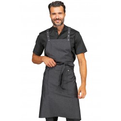 Apron WATSON BLACK JEANS 100 % Cotton - ISACCO 088741