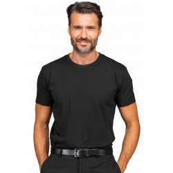 T-shirt Schwarz 100 % Baumwolle - ISACCO 109001