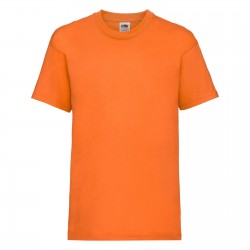 T-SHIRT VALUEWEIGHT BAMBINO Arancione