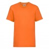 T-SHIRT VALUEWEIGHT BAMBINO Arancione