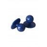 Conf. 10 bottoni pallina blu cina ISACCO 113006