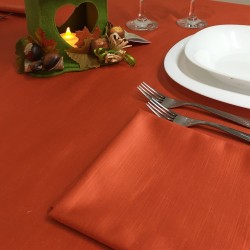 Tablecloths Satin Malè Red Coral