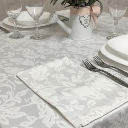 Tischdecke Amalfi Weiß