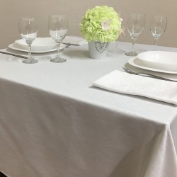 Tablecloths Nisida Rc White