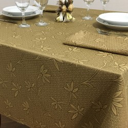Tablecloths Coordinato Atene Fiori Bronze