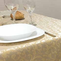 Tablecloths Vietri Beige/Ivory 381