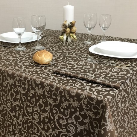 Tablecloths Vietri Brown