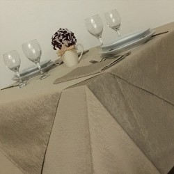 Tablecloths Nisida Rc Brown Rope