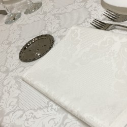 Tischdecke Capri Weiß