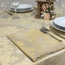 Tablecloths Camilla Beige/Ivory 381