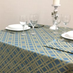 Tablecloths Romina Light Blue