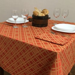 Tablecloths Romina Red Coral